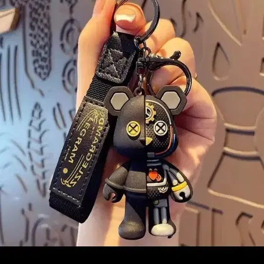 베어브릭 키링 블랙