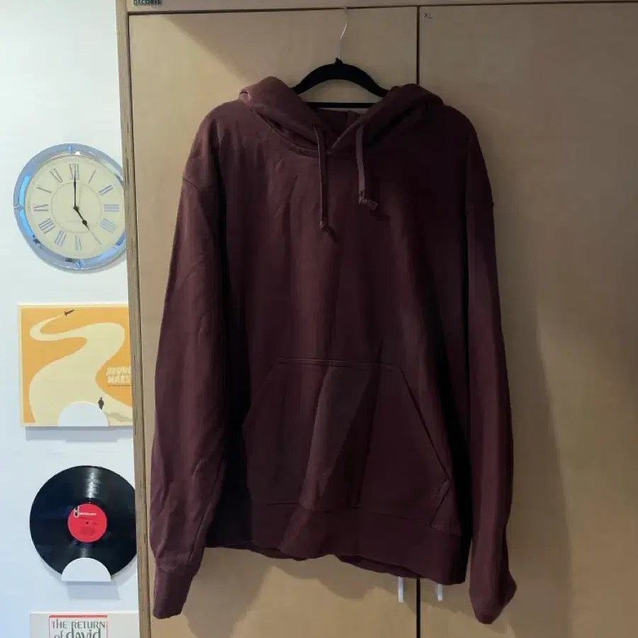 ZARA ORIGINS 후드티 XL 버건디