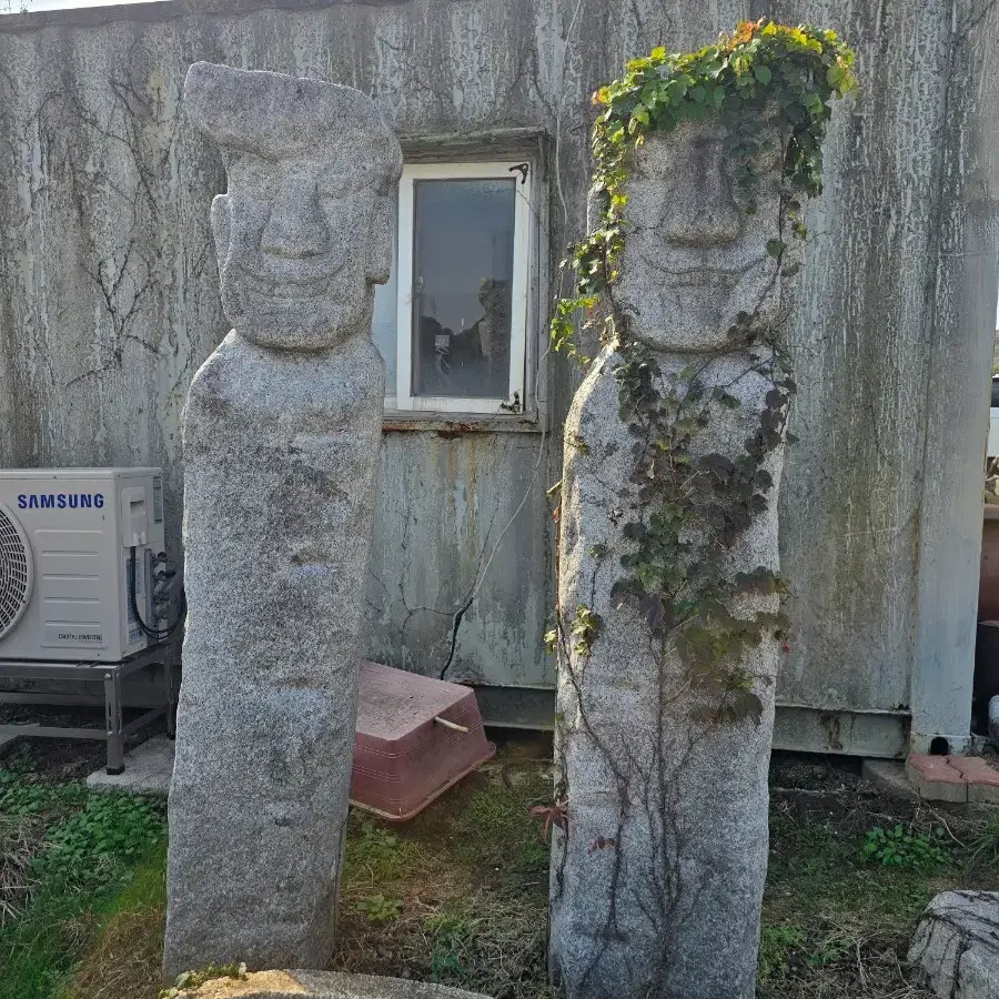 벅수 / 돌장승 한쌍