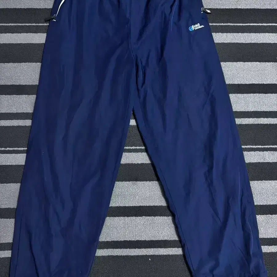 ECKO FUNCTION 빈티지 네이비 와이드 트랙팬츠
