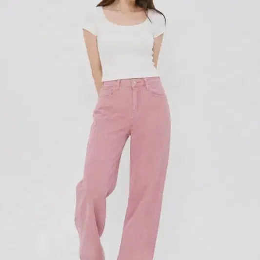 여27/루에브르 23FW 인디 핑크 코듀로이 팬츠