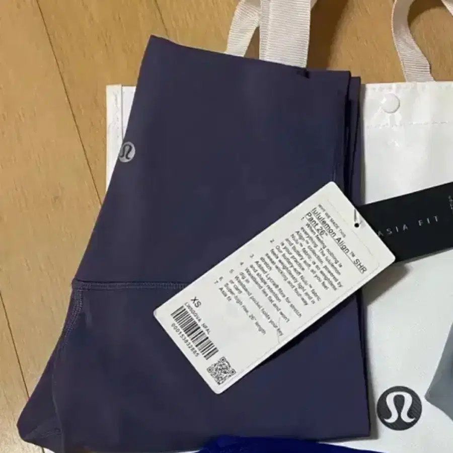 룰루레몬 레깅스 얼라인 SHR 26 (xs) 슈퍼 하이라이즈 아시아핏 나이트풀