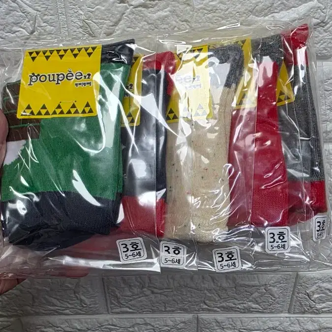 （新商品）kc認証児童ソックス5種セット（3号、5〜6歳）