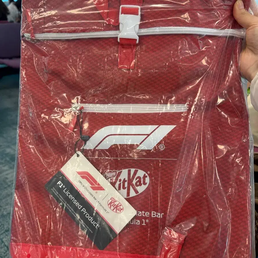 킷캣 F1 라이선스상품 레드 백팩