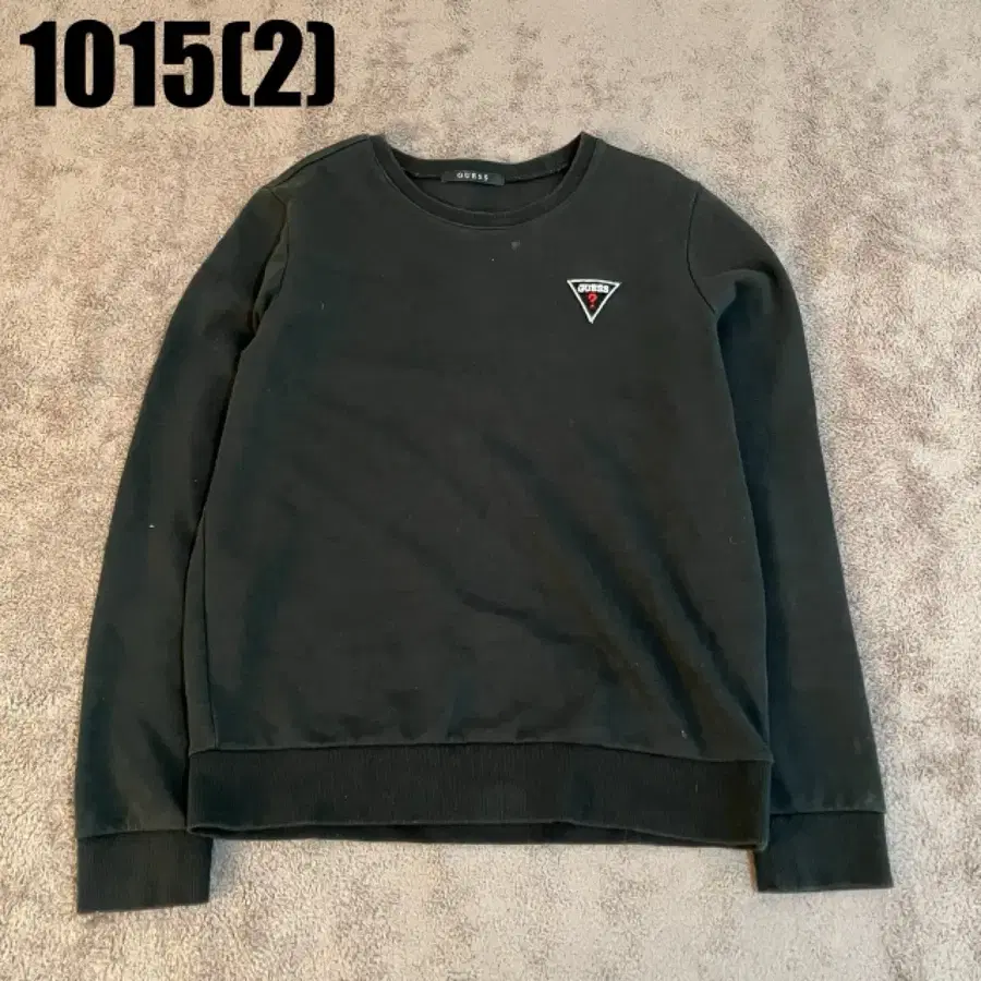 Guess 게스 로고 맨투맨 블랙