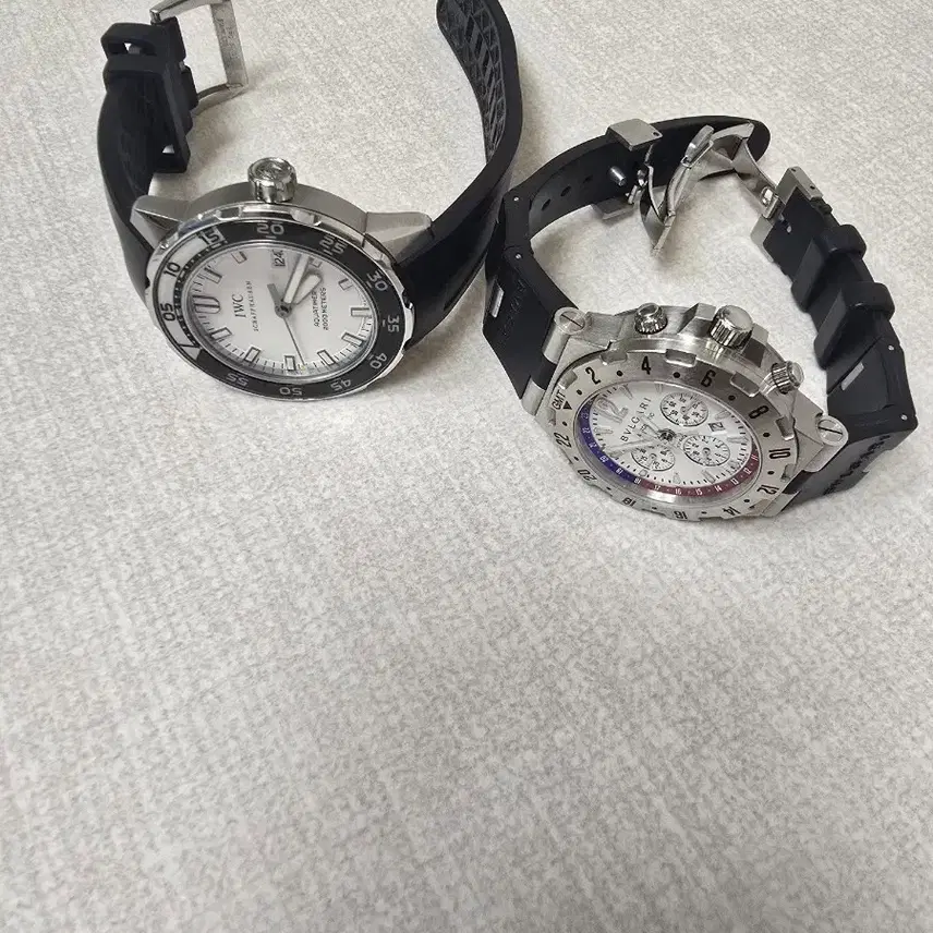 불가리 IWC 아쿠아타이머 2000 / GMT 크로노그래프 시계