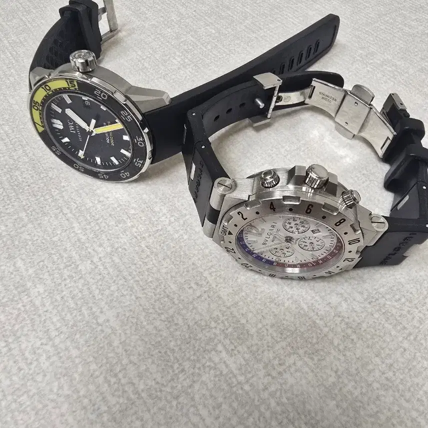 불가리 IWC 아쿠아타이머 / GMT 크로노그래프 시계