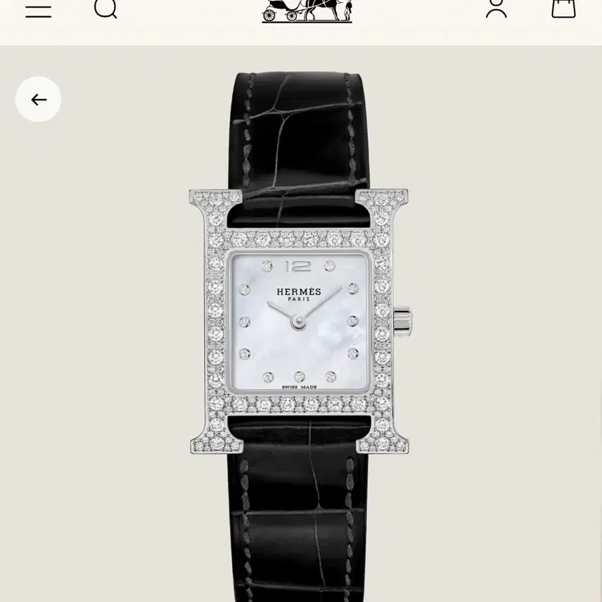 에르메스 Heure H 워치, 스몰 모델, 25mm 사진 3