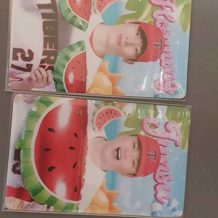 기아 타이거즈 여름 냠 수박 포카
