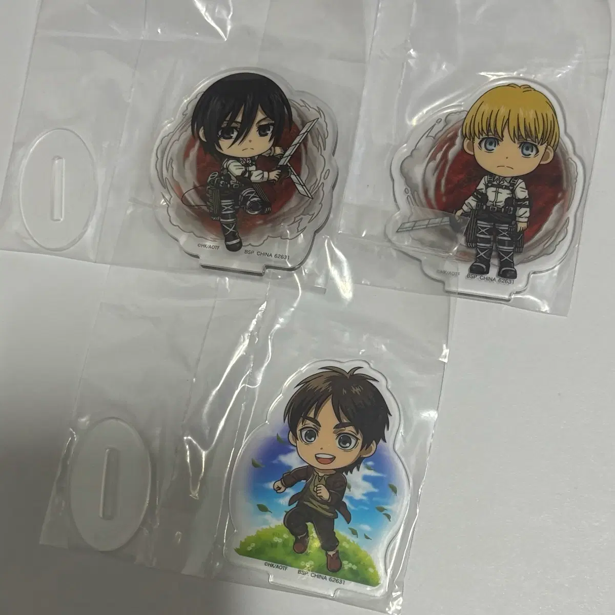 Attack on Titan Acrylic Eren Armin Mikasa Bulk
