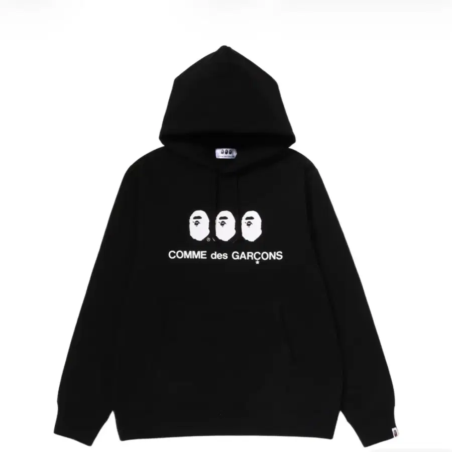 베이프 X 꼼데가르송 콜라보 후드티 L 새상품