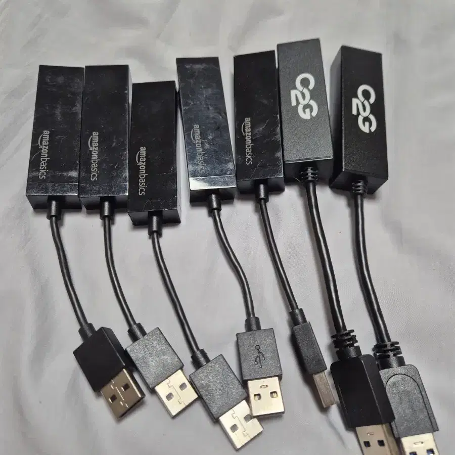USB 이더넷 어댑터 7개