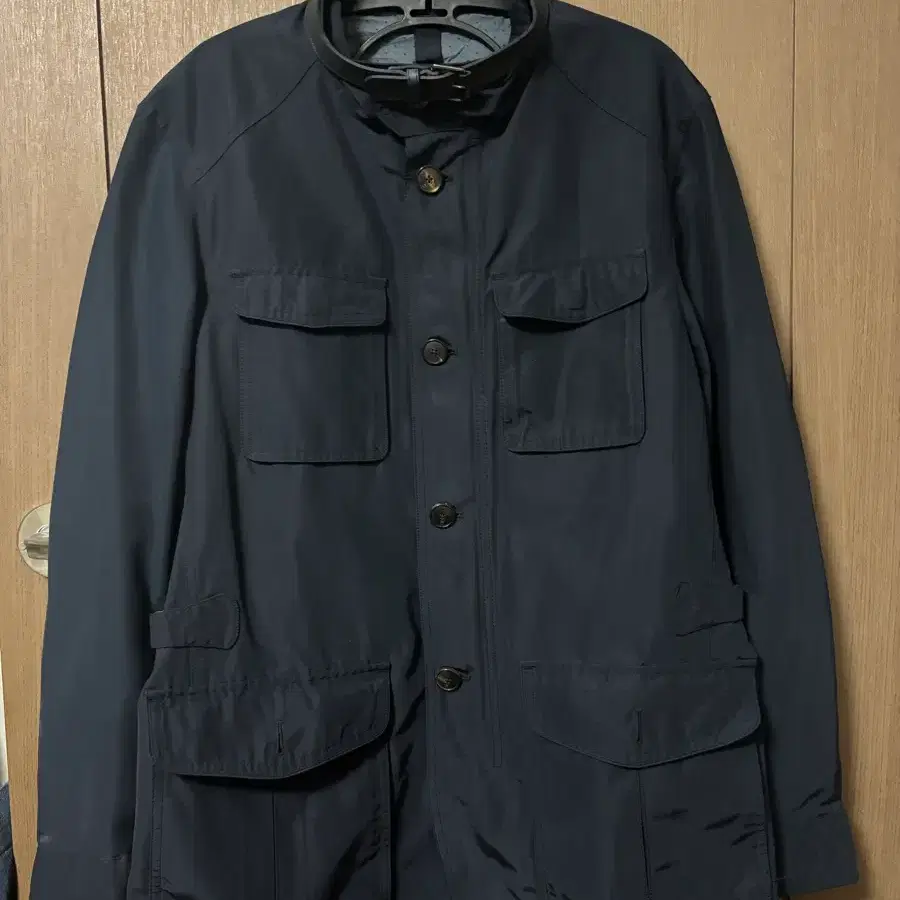 Massimo Dutti 마시모두띠 밸티드 사파리 필드 자켓 네이비 L