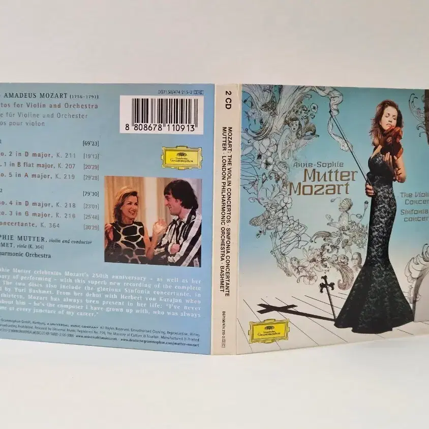 모차르트 바이올린 협주곡집 - 안네-소피 무터 (2CD)