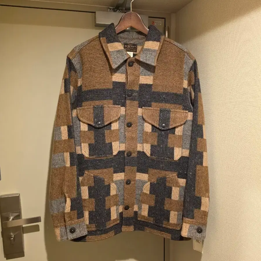 RRL 더블알엘 자카드 울 셔츠 자켓 M (새상품)