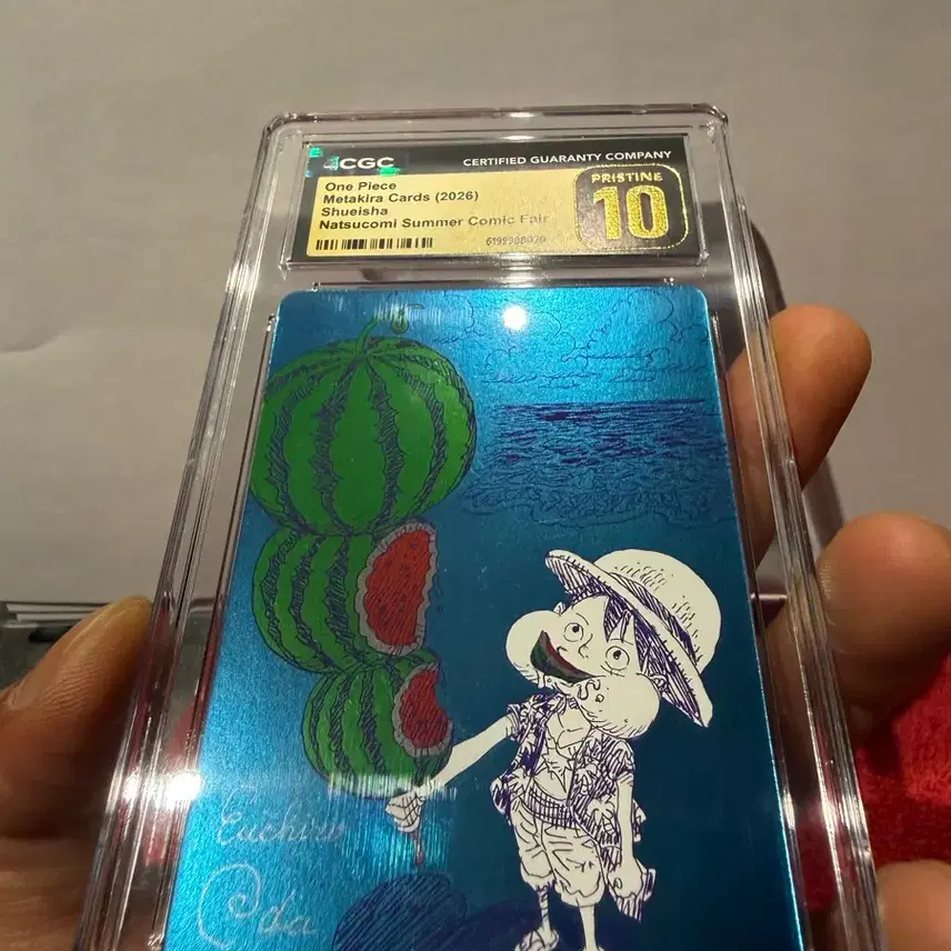 ONE PIECE スイカモンキー・D・ルフィ カード 2026 プリスティン CGC 10