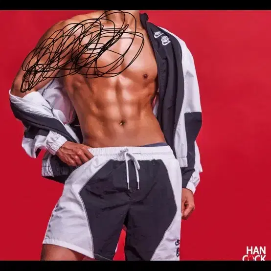 나이키 커스텀 바람막이