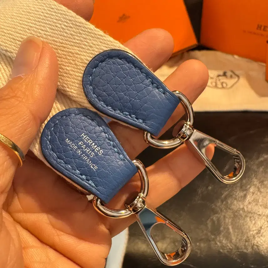 에르메스 [정품](새상품)에르메스 HERMES 에블린 16 미니 크로스백 (블루) 사진 7
