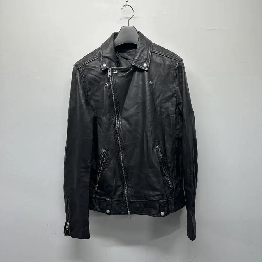 올세인츠 로미 바이커 LOMI BIKER 양가죽 라이더자켓 레더자켓 가죽자켓 바이커자켓 정품 블랙 M