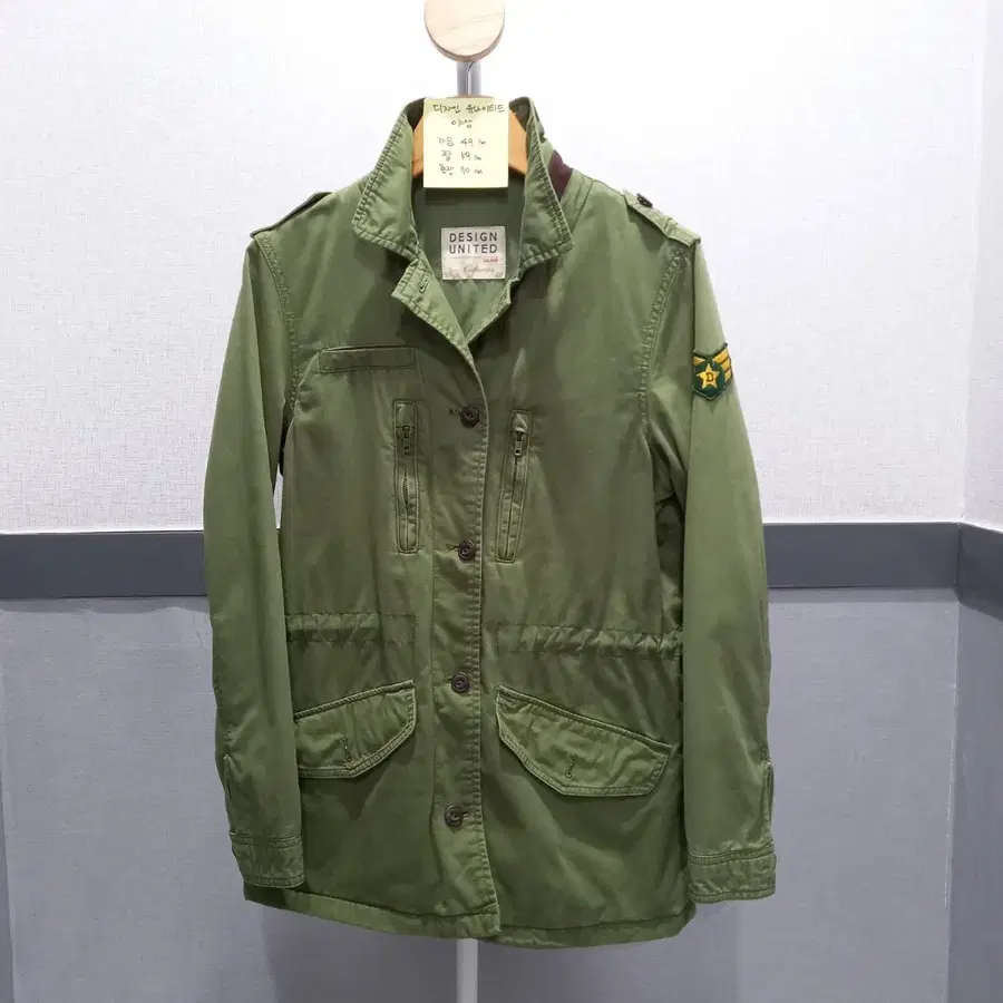[S]디자인 유나이티드 카키색 야상(필드 자켓)(no.368)