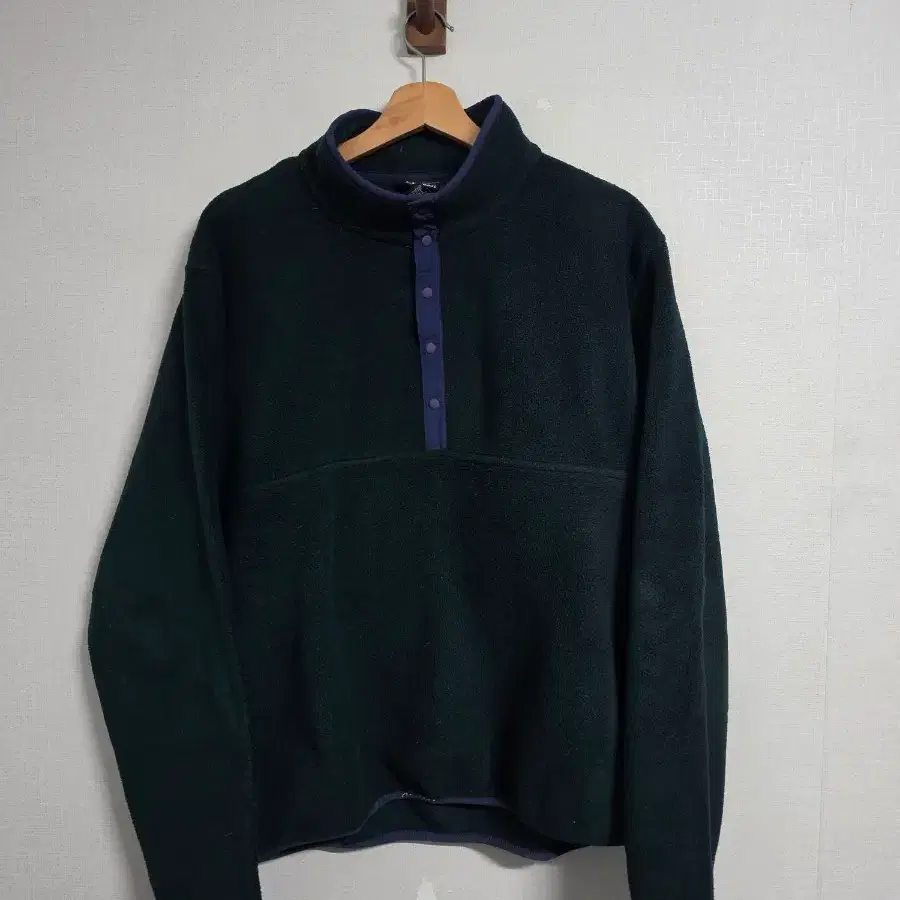 90s 00s 엘엘빈 폴라텍 스냅티 후리스 풀오버 L