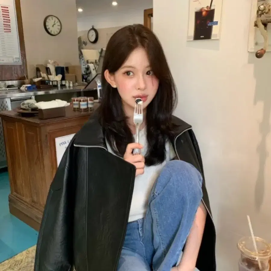 [SENNE] rider leather jacket 레더자켓