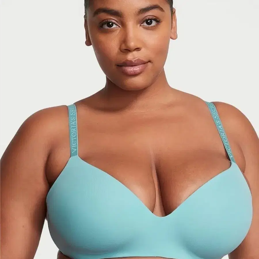 빅토리아 시크릿 티셔츠 노와이어 브라 34C