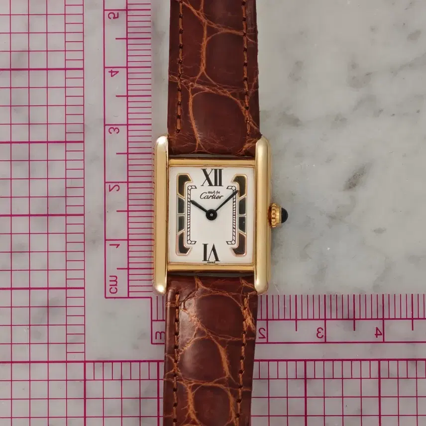 까르띠에 Cartier Must de Cartier Tank Vermeil Ref. 1613 시계 사진 2