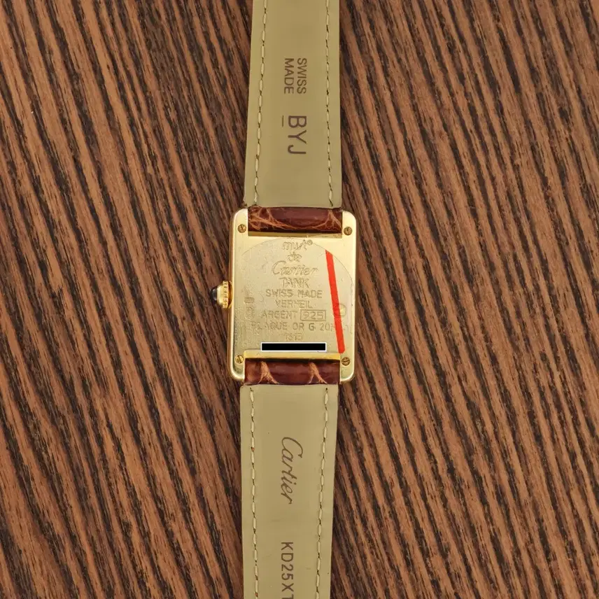 까르띠에 Cartier Must de Cartier Tank Vermeil Ref. 1613 시계 사진 3