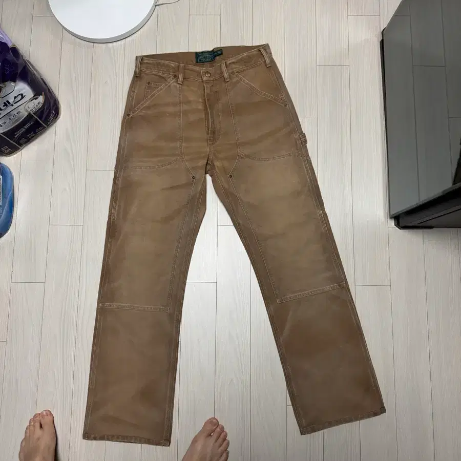 폴로 덩가리핏 캔버스 카펜터 팬츠 30x32