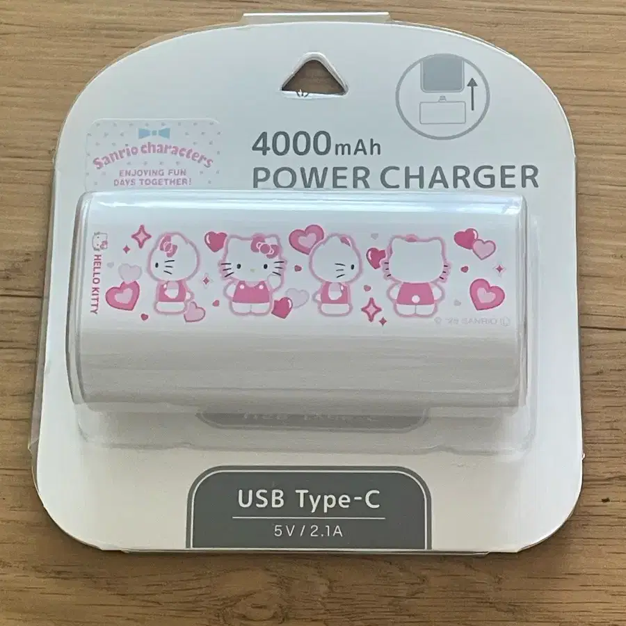 산리오 헬로키티 4000mAh 보조배터리 USB Type-C