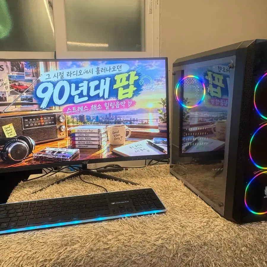 i5 9400 컴퓨터+165hz 모니터