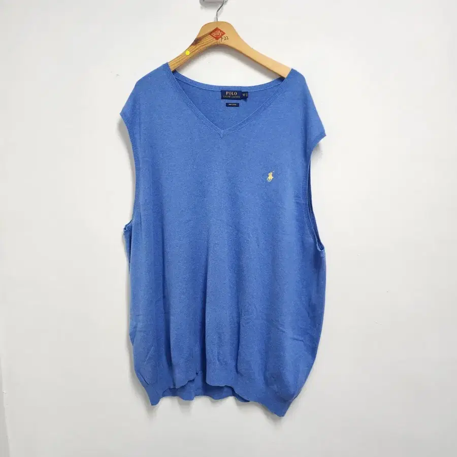 [4XL] 폴로 랄프 로렌 피마 코튼 브이넥 니트 베스트