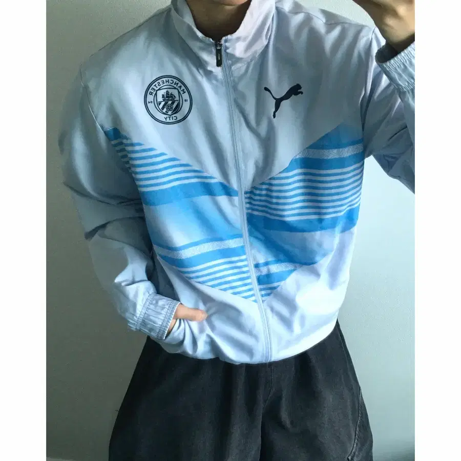 Puma 푸마 x 맨체스터 시티 트랙탑 유니폼 바람막이