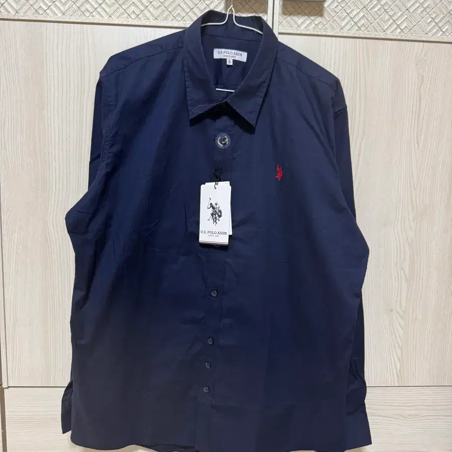 새상품 U.S POLO ASSN 네이비셔츠 XL