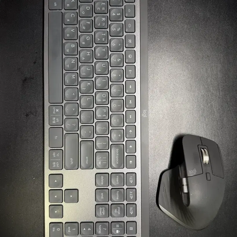 로지텍 MX KEYS MINI 키보드 + MX MASTER 3S 마우스세트 팜레스트 포함