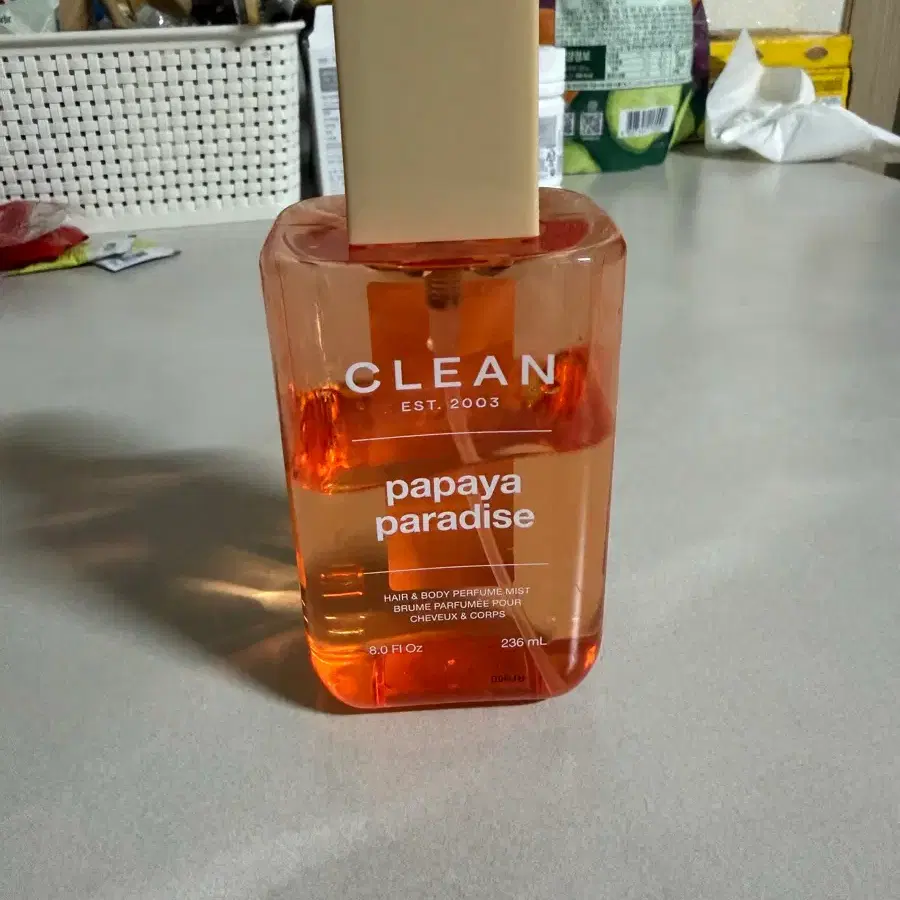 클린 파파야 파라다이스 헤어 앤 바디 퍼퓸 미스트 236ml