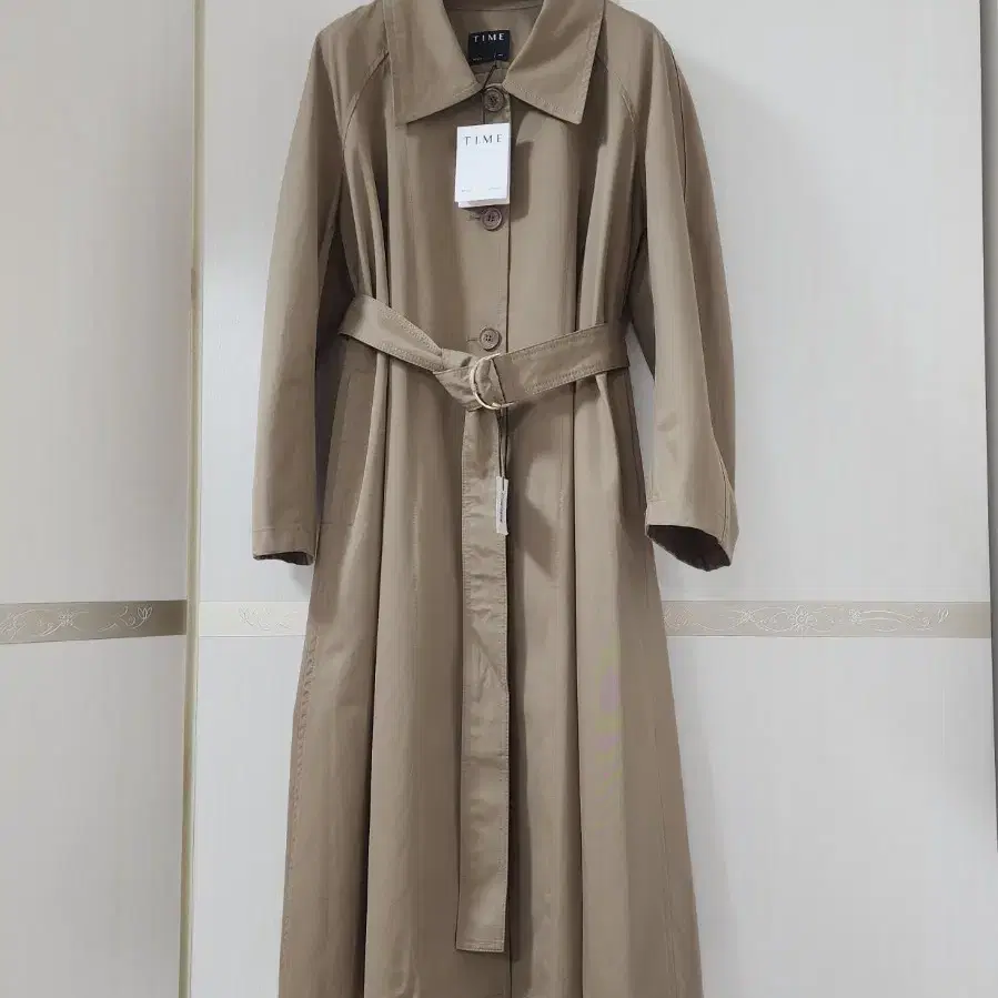 New Handsome Time Belted Single-Breasted Trench Coat