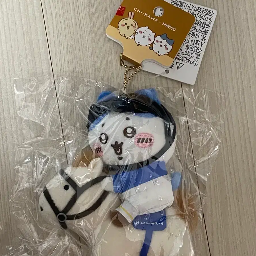 먼작귀 홍콩 미니소 승마 하치와레 마스코트 인형 정품