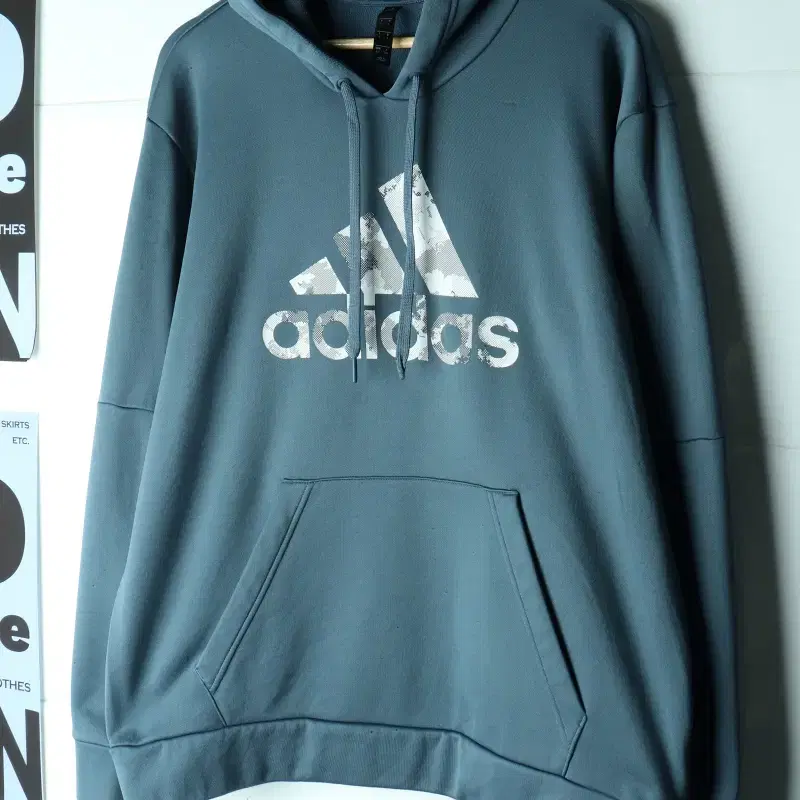 (2XL) 아디다스 후드티셔츠 USA 빅로고 카모 기모-H40778