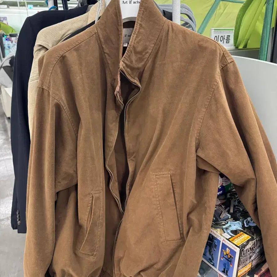 아트이프액츠 레더카라 자켓 xl