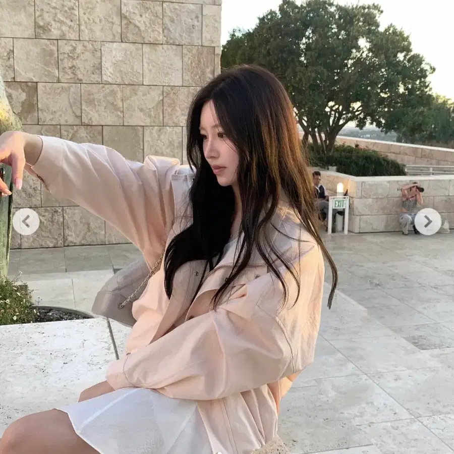 리브아워 프리티영띵 pyt 니즈 코튼 야상 블루종