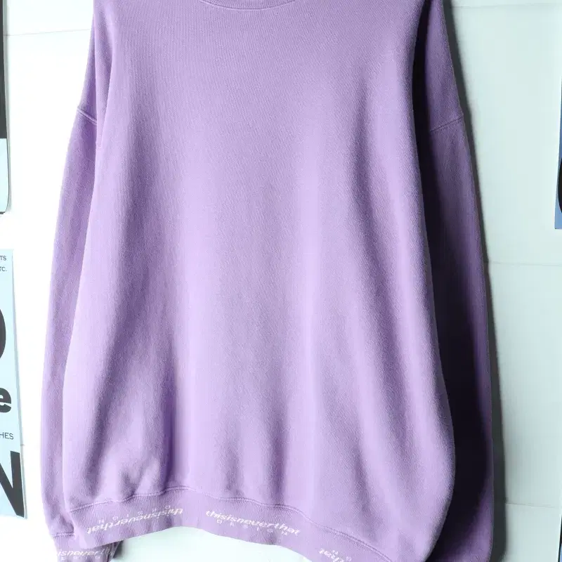 (L-XL) 디스이즈네버댓 맨투맨 티셔츠 작은오염 오버핏-H40844