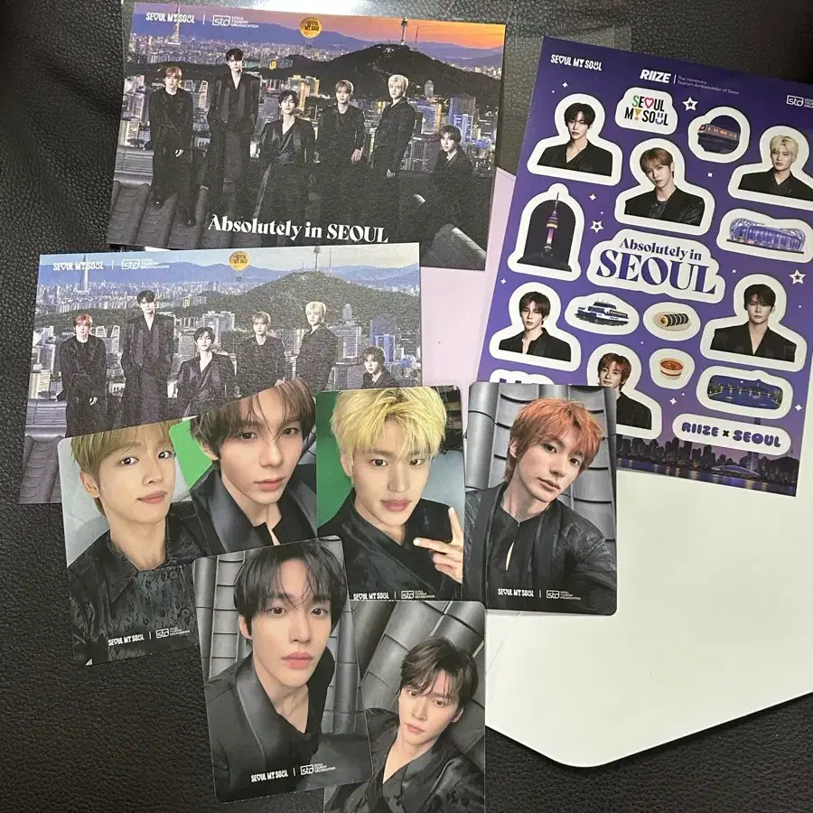 라이즈 포카  비짓서울 visit seoul 포스터 스티커 세트