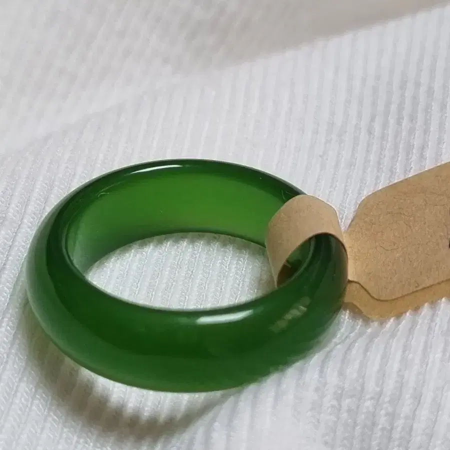 옥반지 짙은 녹색 10호