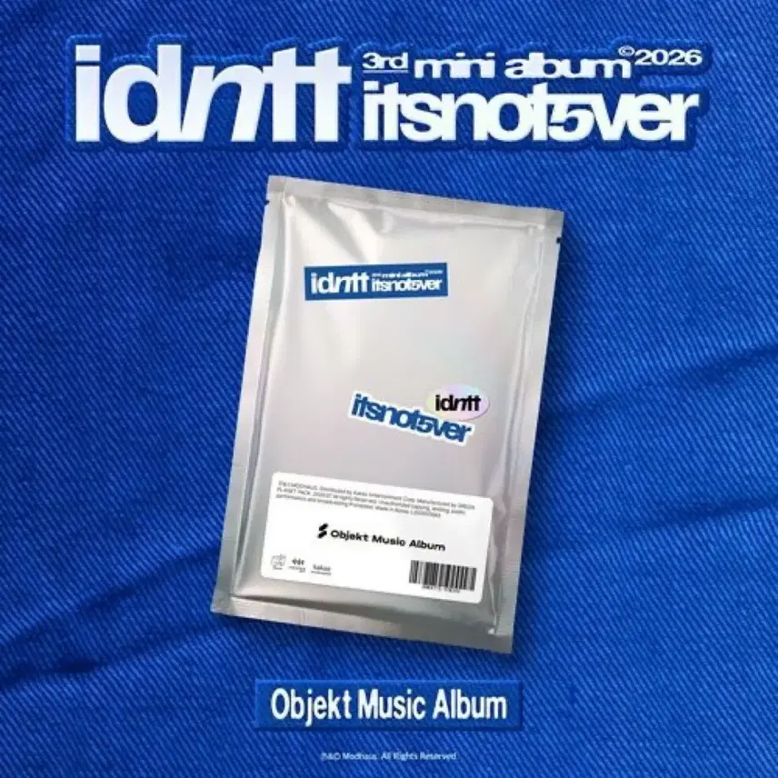 idntt 3thアルバムitsnotover OMAアルバム未公開