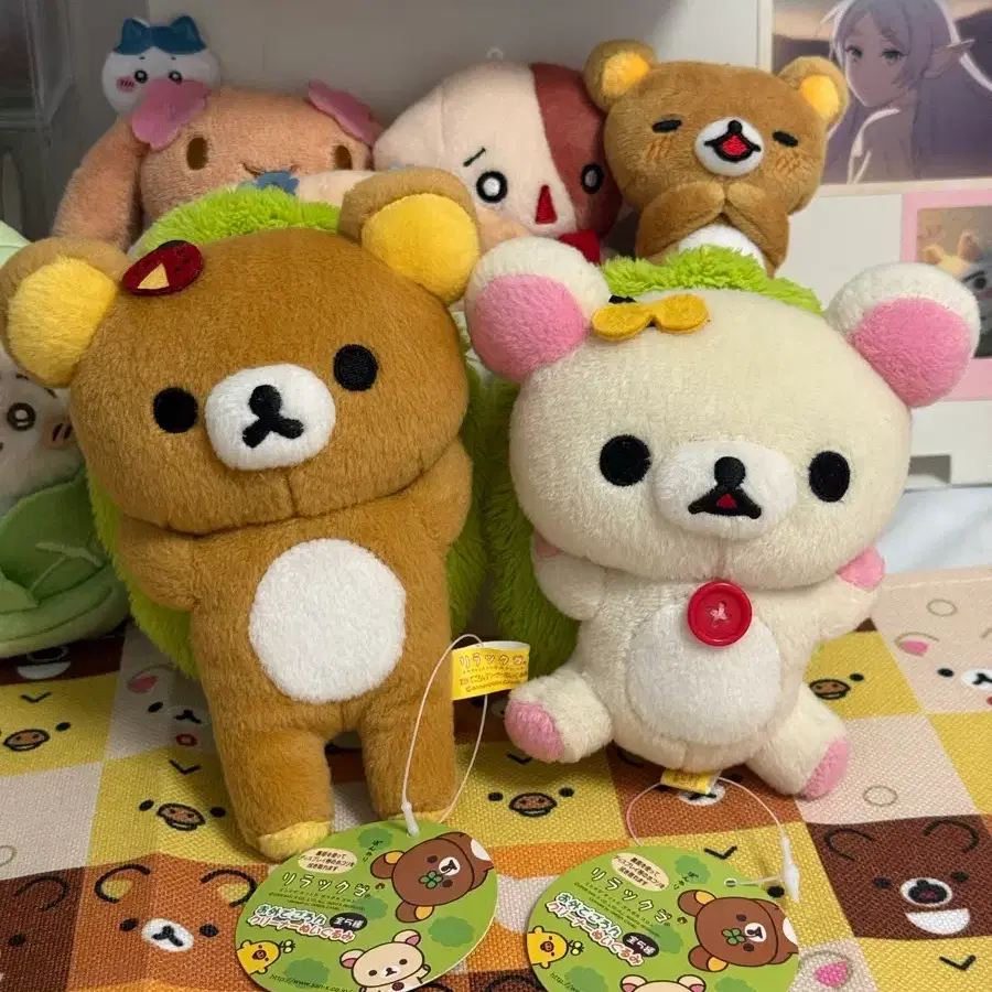 리락쿠마&코리락쿠마 빈티지 마리모 인형