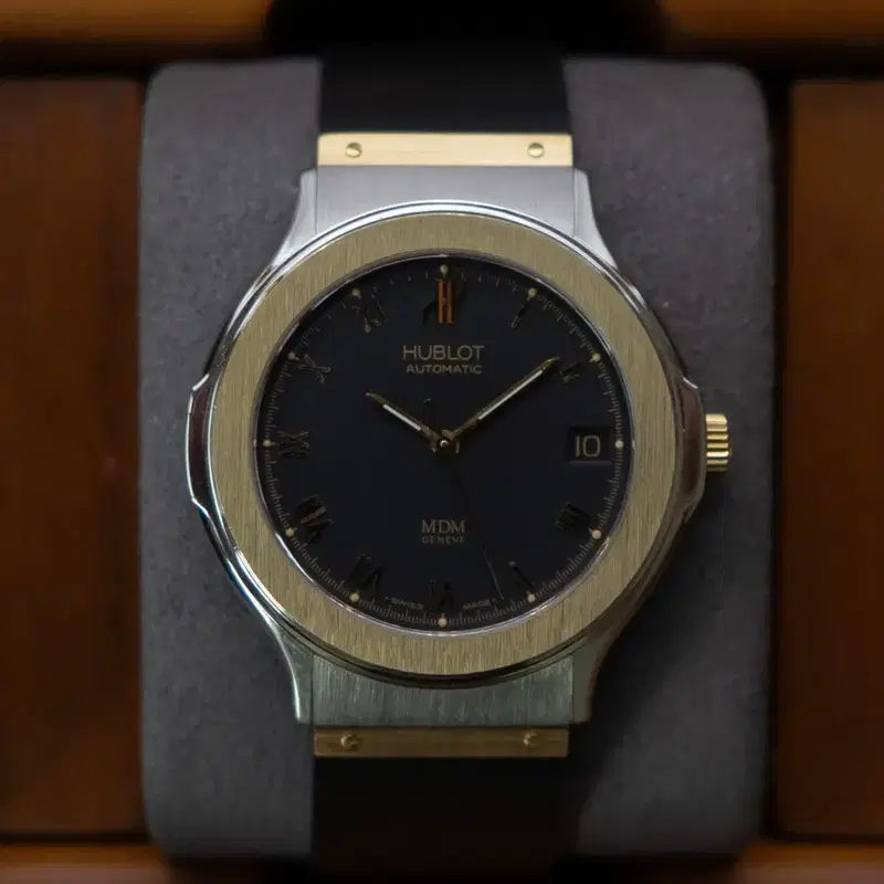 위블로 MDM 클래식 퓨전 콤비 36mm 오토매틱 시계