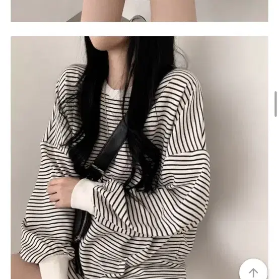 에이블리 아방핏 박시 맨투맨 티셔츠 옷 판매 교신