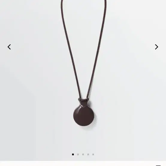 르메르 CASTANET MIRROR 목걸이 브라운